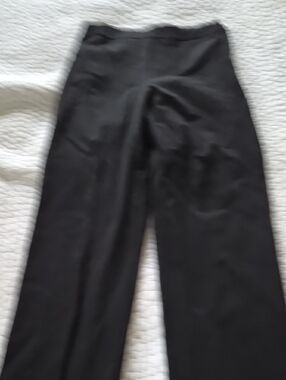 Meg High-Waist Wide Leg Pants - Black